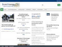 Tablet Screenshot of banegaarden.dk